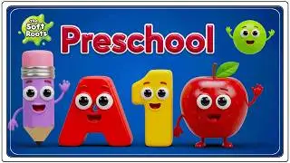 Preschool Learning activities for 3 year olds at home | Learn ABC Phonics Shapes Numbers Colors 🌈