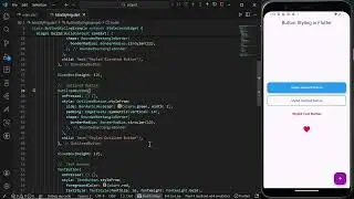Customize Buttons in Flutter | Colors, Shapes & Styles