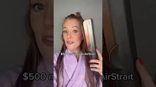$500 for a hair straightener!? Reviewing the new Dyson Aistraight 👀