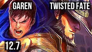 GAREN vs TF (MID) | 10/0/2, 2.3M mastery, Legendary, 700+ games | KR Diamond | 12.7