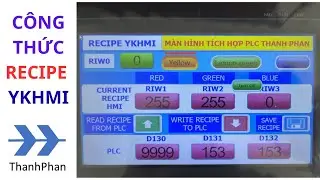 Công thức Recipe HMI YKHMI