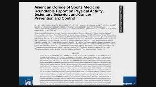 Dr. Katie Schmitz- Moving Through Cancer: Exercise is Medicine in Oncology