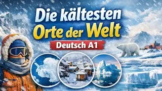 Die kältesten Orte der Welt ❄️ | Einfaches Deutsch lernen A1 | Erweitere deinen Wortschatz! #german