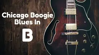 Chicago Boogie Blues Backing Track In B