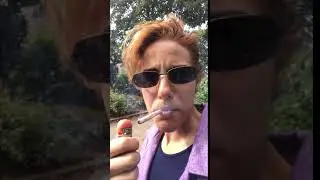 Fumando porro en Paris