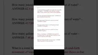 ILLINOIS CLASS D WATER LICENSE  2025 ACTUAL EXAM