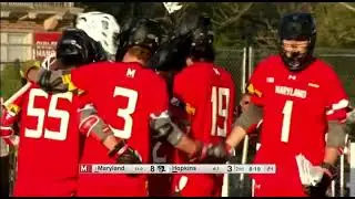 Skip Pass, Sidearm Shooting Mechanics - Logan Wisnauskas to Anthony DeMaio (Maryland Men's Lacrosse)