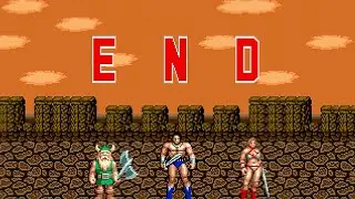 Golden Axe - Endings For All Characters (Mega Drive)