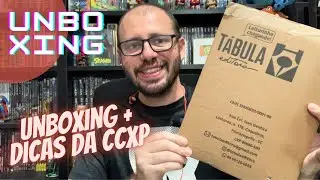 Unboxing - Recebidos + dicas de lan&ccedil;amentos da T&aacute;bula na CCXP24