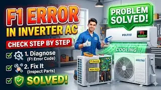 Voltas Inverter AC F1 Error Code || How to Fix F1 Error in Voltas Inverter AC.