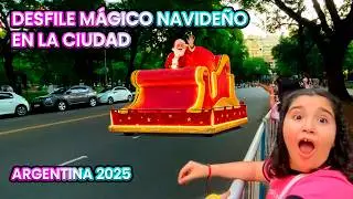 🎄DESFILE NAVIDEÑO  DE ALPARAMIS EN LA CIUDAD DE BUENOS AIRES✨ 🇦🇷 | ARGENTINA 2025