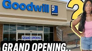 Goodwill Grand Opening&hellip; Not What I Expected #thrifting #reselling #comethriftiwithme