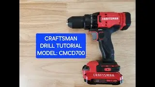 Учебное пособие по дрели Craftsman, модель CMCD700