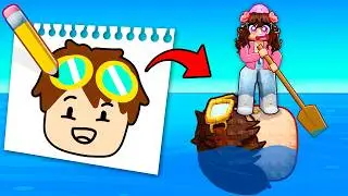 Roblox DRAW BOAT to ESCAPE!