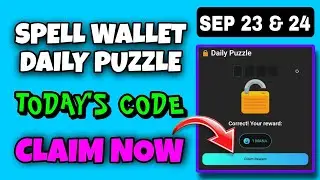 Spell Wallet Daily Puzzle Today 23 September | Spell Wallet Today Puzzle | Spell Wallet Secret Code