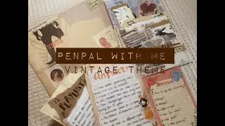 PENPAL WITH ME I GİDEN MEKTUP / vintage theme