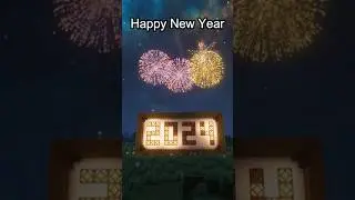 Minecraft New Year Firework Build Hack Tutorial 💥