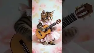 Cute Cat Star Guitarists #cat #catvideos #guitarist