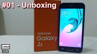 SAMSUNG GALAXY J2 - [ UNBOXING - TIRANDO DA CAIXA ] - PORTUGUÊS