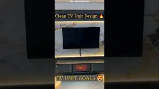 Modern TV Unit Design Inspiration ✨ | Clean & Stylish Living Room
