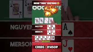 ТУЗЫ ФУЛ-ХАУС против КВАДА! #шорты #покер #wsop