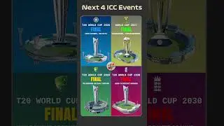 ​Next 4 ICC Finals: Iconic Grounds Confirmed! 🏟️🏏 #cricket #teamindia
