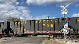 CSX 5339 Leads Coke Express West | County Line Rd. Railroad Crossing #2, Deshler, OH