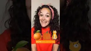 Say the color&hellip; ORANGE! #colorsfortoddlers #colors #toddlerslearningvideos #toddlertunes #babysongs