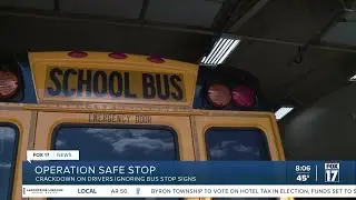 Law enforcement is cracking down on drivers ignoring school bus stops