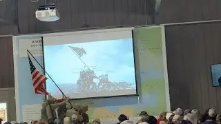 Hanger Talk: Iwo Jima Flag Raising Ceremony and Reenactment