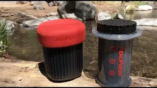 AeroPress Go | Making Coffee Outdoors | Oak Creek Canyon AZ
