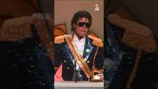 #michaeljackson & #quincyjones Win Album Of The Year For #thriller  | GRAMMY Rewind