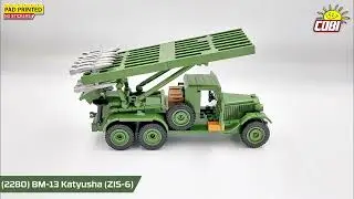 COBI-2280 BM 13 Katyusha ZIS 6 rocket launcher brick model kit