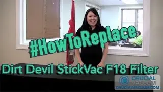 Dirt Devil StickVac F18 Filter Replacement, Part # 3SI0880001