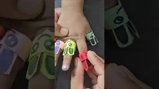 Diy paper finger ring #craft #shortvideo #shorts #kids