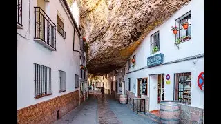 SPAIN - Setenil de las Bodegas - A Village Built Into Rock Overhangs