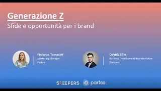 WEBINAR: La GenZ: sfide e opportunit&agrave; per i brand - Partoo & Skeepers