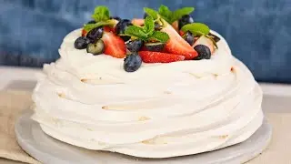 Новый десерт за 15 минут. Никакой муки! Я готовлю каждый день. Торт Павлова.