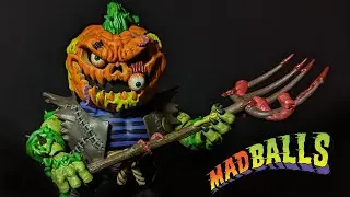 Premium DNA Madballs Trashin Pumpkin Exclusive Action Figure Review