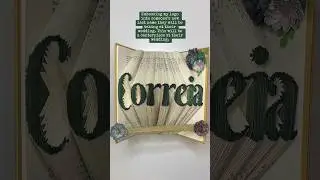 Embossing my logo into Book Art #bookart #booklover #art  #artist