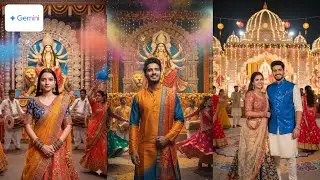 Gemini Navratri Special Photo Prompts 2025 | AI Photo Prompts for Boys, Girls & Couple
