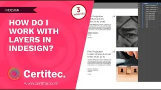 How do I work with layers in InDesign?
