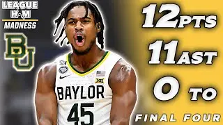 Davion Mitchell Full Highlights vs. Houston in Final 4 | 4.3.21 | 12 PTS, 11 AST & 0 TO