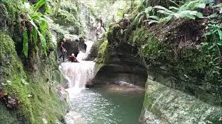 canyon bleu : canyoning d&eacute;couverte en chartreuse proche du lac d'Aiguebelette