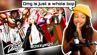 Amen !! BLACK AIR FORCE ENERGY ANIME RAP SONG | Reaction @DizzyEight