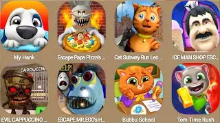 Escape Papa Pizza's Pizzeria!,ICE MAN SHOP ESCAPE!,My Hank,Tom Time Rush...