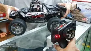 Unboxing and test WLtoys 12409 1:12  king of speed