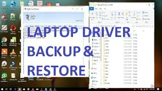 Backup and Restore Laptop Driver Easy Way