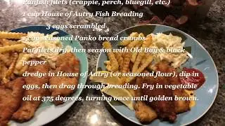 How To Fry Fish - Dry Hand/Wet Hand Method with Recipe