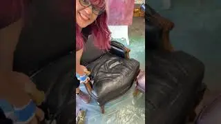 Watch This Leather Chair Get A Mind-blowing Makeover?